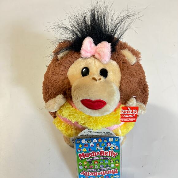 Mushabelly Lila Monkey By Jay At Play - NO SOUND 8" - Picture 1 of 6